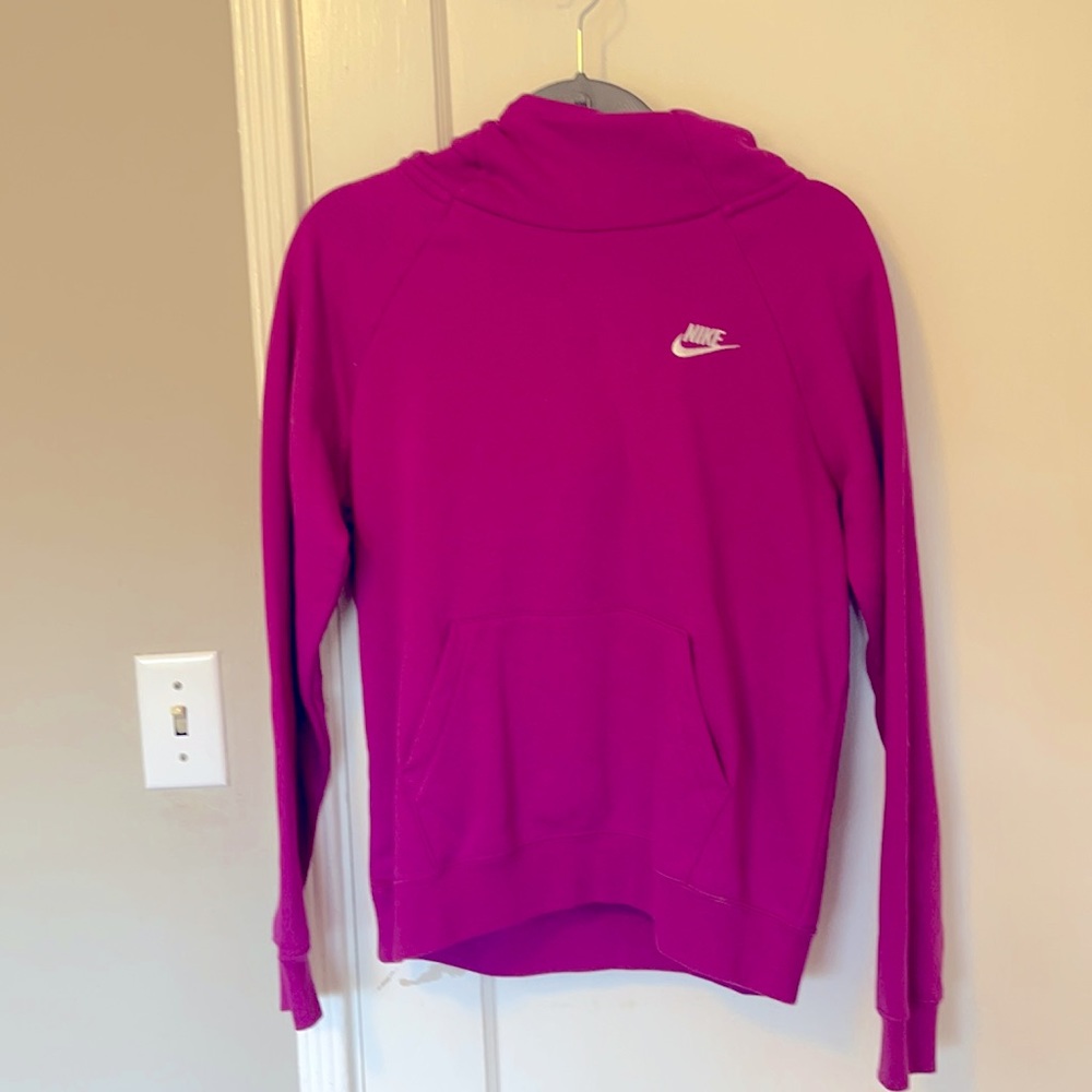 Nike Magenta hooded sweatshirt